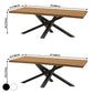 Traditional Luxury Rectangle Dining Table Pine Solid Wood Table with Pedestal Base for Dining Room Clearhalo ' dining_table' 'Dining Tables & Seating' 'Dining Tables' 'furn' 'furn_dining_table' 'Furniture' 'furniture_dining_table' 'Kitchen & Dining Furniture' 'kitchen&dining_furn' 'kitchen' 'kitchen_dining_table' 3855217