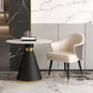 Simplicity Style Sintered Stone Dining Table Single Pedestal Base Round Table for Home Clearhalo ' dining_table' 'Dining Tables & Seating' 'Dining Tables' 'furn' 'furn_dining_table' 'Furniture' 'furniture_dining_table' 'Kitchen & Dining Furniture' 'kitchen&dining_furn' 'kitchen' 'kitchen_dining_table' 3855241