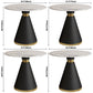 Simplicity Style Sintered Stone Dining Table Single Pedestal Base Round Table for Home Clearhalo ' dining_table' 'Dining Tables & Seating' 'Dining Tables' 'furn' 'furn_dining_table' 'Furniture' 'furniture_dining_table' 'Kitchen & Dining Furniture' 'kitchen&dining_furn' 'kitchen' 'kitchen_dining_table' 3855248