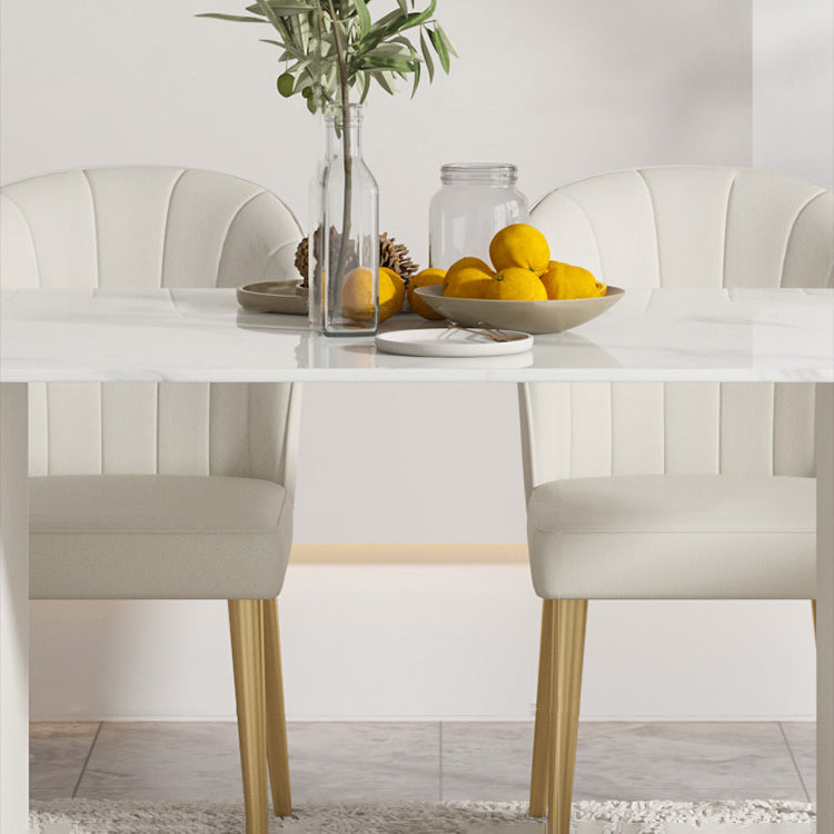 Modern Kitchen Sintered Stone Dining Table Oval Shape White Dining Table with Double Pedestal Base Clearhalo ' dining_table' 'Dining Tables & Seating' 'Dining Tables' 'furn' 'furn_dining_table' 'Furniture' 'furniture_dining_table' 'Kitchen & Dining Furniture' 'kitchen&dining_furn' 'kitchen' 'kitchen_dining_table' 3855269