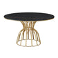 Contemporary Style Sintered Stone Dining Table Single Pedestal Base Round Table for Home Black Without Chairs Clearhalo ' dining_table' 'Dining Tables & Seating' 'Dining Tables' 'furn' 'furn_dining_table' 'Furniture' 'furniture_dining_table' 'Kitchen & Dining Furniture' 'kitchen&dining_furn' 'kitchen' 'kitchen_dining_table' 3855326