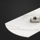 Extendable Sintered Stone Top Dining Table Round Table with Metal 4 Legs Clearhalo ' dining_table' 'Dining Tables & Seating' 'Dining Tables' 'furn' 'furn_dining_table' 'Furniture' 'furniture_dining_table' 'Kitchen & Dining Furniture' 'kitchen&dining_furn' 'kitchen' 'kitchen_dining_table' 3855358