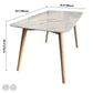 Stone Dining Site Table Simplicity Rectangle Dining Table with Wood 4 Legs Clearhalo ' dining_table' 'Dining Tables & Seating' 'Dining Tables' 'furn' 'furn_dining_table' 'Furniture' 'furniture_dining_table' 'Kitchen & Dining Furniture' 'kitchen&dining_furn' 'kitchen' 'kitchen_dining_table' 3855482