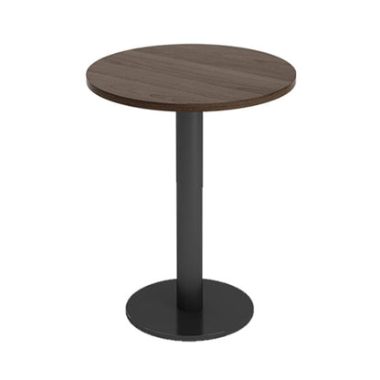 Industrial Solid Wood Dinner Room Kitchen Table Brown Top Table with Black Frame for Dining Room Round Without Chairs Clearhalo ' dining_table' 'Dining Tables & Seating' 'Dining Tables' 'furn' 'furn_dining_table' 'Furniture' 'furniture_dining_table' 'Kitchen & Dining Furniture' 'kitchen&dining_furn' 'kitchen' 'kitchen_dining_table' 3855489