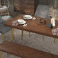 Luxury Style Solid Wood Dining Table 4 Legs Base Rectangle Table for Home Clearhalo ' dining_table' 'Dining Tables & Seating' 'Dining Tables' 'furn' 'furn_dining_table' 'Furniture' 'furniture_dining_table' 'Kitchen & Dining Furniture' 'kitchen&dining_furn' 'kitchen' 'kitchen_dining_table' 3855536