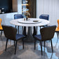 Simple Home Sintered Stone Dining Table Single Pedestal Base Round Table with Turntable Clearhalo ' dining_table' 'Dining Tables & Seating' 'Dining Tables' 'furn' 'furn_dining_table' 'Furniture' 'furniture_dining_table' 'Kitchen & Dining Furniture' 'kitchen&dining_furn' 'kitchen' 'kitchen_dining_table' 3855605