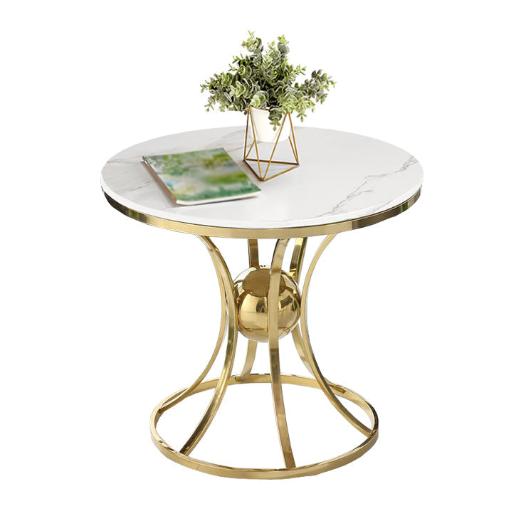 Round Table Dinette Table Traditional Luxury Dinner Room Table for Indoor 27.6"L x 27.6"W x 29.5"H Without Chairs Clearhalo ' dining_table' 'Dining Tables & Seating' 'Dining Tables' 'furn' 'furn_dining_table' 'Furniture' 'furniture_dining_table' 'Kitchen & Dining Furniture' 'kitchen&dining_furn' 'kitchen' 'kitchen_dining_table' 3855630