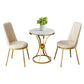 Round Table Dinette Table Traditional Luxury Dinner Room Table for Indoor Clearhalo ' dining_table' 'Dining Tables & Seating' 'Dining Tables' 'furn' 'furn_dining_table' 'Furniture' 'furniture_dining_table' 'Kitchen & Dining Furniture' 'kitchen&dining_furn' 'kitchen' 'kitchen_dining_table' 3855632