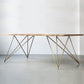 Rectangle Glam Style Dining Table Wood Color Fixed Table with Solid Wood Clearhalo ' dining_table' 'Dining Tables & Seating' 'Dining Tables' 'furn' 'furn_dining_table' 'Furniture' 'furniture_dining_table' 'Kitchen & Dining Furniture' 'kitchen&dining_furn' 'kitchen' 'kitchen_dining_table' 3855642