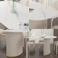 Traditional Luxury Oval Dining Table Sintered Stone Table with White Double Pedestal for Dining Room Clearhalo ' dining_table' 'Dining Tables & Seating' 'Dining Tables' 'furn' 'furn_dining_table' 'Furniture' 'furniture_dining_table' 'Kitchen & Dining Furniture' 'kitchen&dining_furn' 'kitchen' 'kitchen_dining_table' 3855665