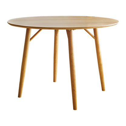 Solid Wood 4-foot Dinette Table Contemporary Dining Table Round for Home Natural Without Chairs Clearhalo ' dining_table' 'Dining Tables & Seating' 'Dining Tables' 'furn' 'furn_dining_table' 'Furniture' 'furniture_dining_table' 'Kitchen & Dining Furniture' 'kitchen&dining_furn' 'kitchen' 'kitchen_dining_table' 3855670