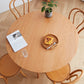 Solid Wood 4-foot Dinette Table Contemporary Dining Table Round for Home Clearhalo ' dining_table' 'Dining Tables & Seating' 'Dining Tables' 'furn' 'furn_dining_table' 'Furniture' 'furniture_dining_table' 'Kitchen & Dining Furniture' 'kitchen&dining_furn' 'kitchen' 'kitchen_dining_table' 3855671