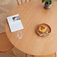 Solid Wood 4-foot Dinette Table Contemporary Dining Table Round for Home Clearhalo ' dining_table' 'Dining Tables & Seating' 'Dining Tables' 'furn' 'furn_dining_table' 'Furniture' 'furniture_dining_table' 'Kitchen & Dining Furniture' 'kitchen&dining_furn' 'kitchen' 'kitchen_dining_table' 3855673