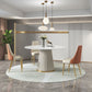 Traditional Luxury Round Dining Table Sintered Stone Table with White Pedestal Base Clearhalo ' dining_table' 'Dining Tables & Seating' 'Dining Tables' 'furn' 'furn_dining_table' 'Furniture' 'furniture_dining_table' 'Kitchen & Dining Furniture' 'kitchen&dining_furn' 'kitchen' 'kitchen_dining_table' 3855685