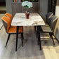 Modern Beige Sintered Stone Dining Table Rectangle Shape Dining Table with 4 Legs Base Clearhalo ' dining_table' 'Dining Tables & Seating' 'Dining Tables' 'furn' 'furn_dining_table' 'Furniture' 'furniture_dining_table' 'Kitchen & Dining Furniture' 'kitchen&dining_furn' 'kitchen' 'kitchen_dining_table' 3855690