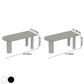Solid Wood Legs Contemporary Free Form Dining Table Sintered Stone Dining Table for Kitchen Clearhalo ' dining_table' 'Dining Tables & Seating' 'Dining Tables' 'furn' 'furn_dining_table' 'Furniture' 'furniture_dining_table' 'Kitchen & Dining Furniture' 'kitchen&dining_furn' 'kitchen' 'kitchen_dining_table' 3855713