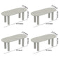 Solid Wood Legs Contemporary Free Form Dining Table Sintered Stone Dining Table for Kitchen Clearhalo ' dining_table' 'Dining Tables & Seating' 'Dining Tables' 'furn' 'furn_dining_table' 'Furniture' 'furniture_dining_table' 'Kitchen & Dining Furniture' 'kitchen&dining_furn' 'kitchen' 'kitchen_dining_table' 3855714
