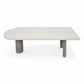 Free Form Minimalist Style Dining Table White Tone Fixed Table with 3 Legs Clearhalo ' dining_table' 'Dining Tables & Seating' 'Dining Tables' 'furn' 'furn_dining_table' 'Furniture' 'furniture_dining_table' 'Kitchen & Dining Furniture' 'kitchen&dining_furn' 'kitchen' 'kitchen_dining_table' 3855730