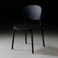 Modern Kitchen Square Plastic Dining Chair Open Back Dining Side Armless Chairs Black 1 Piece Clearhalo ' kitchen&dining_furn' 'Dining Chairs' 'Dining Tables & Seating' 'dining_chair' 'furn' 'furn_dining_chair' 'Furniture' 'furniture_dining_chair' 'Kitchen & Dining Furniture' 'kitchen' 3858585