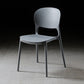 Modern Kitchen Square Plastic Dining Chair Open Back Dining Side Armless Chairs Grey 1 Piece Clearhalo ' kitchen&dining_furn' 'Dining Chairs' 'Dining Tables & Seating' 'dining_chair' 'furn' 'furn_dining_chair' 'Furniture' 'furniture_dining_chair' 'Kitchen & Dining Furniture' 'kitchen' 3858590