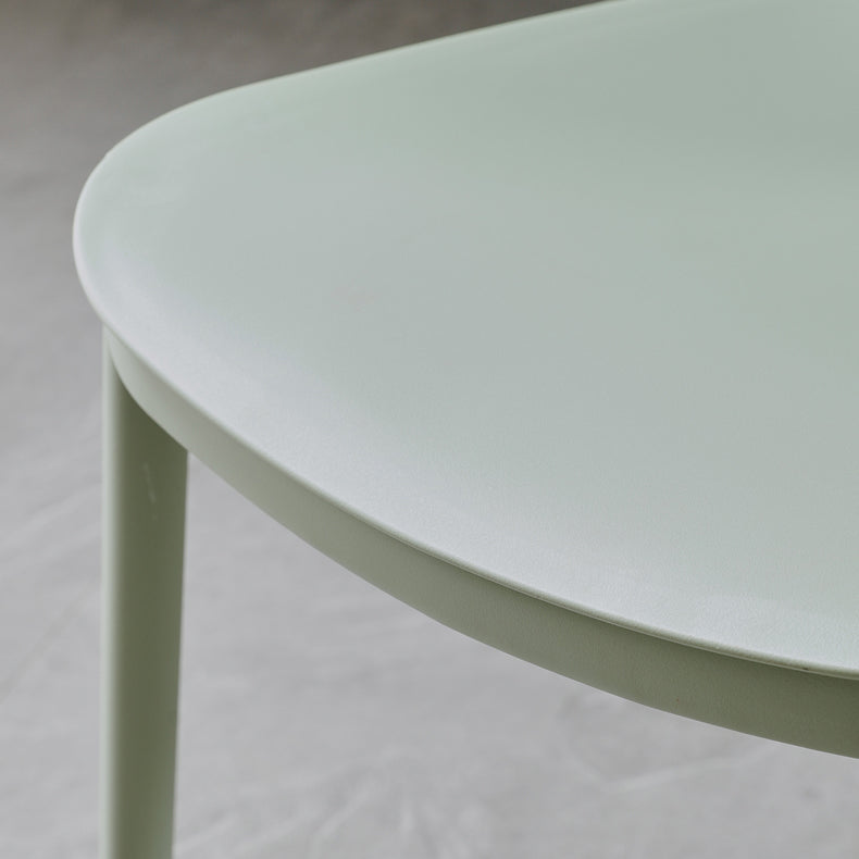 Modern Kitchen Square Plastic Dining Chair Open Back Dining Side Armless Chairs Clearhalo ' kitchen&dining_furn' 'Dining Chairs' 'Dining Tables & Seating' 'dining_chair' 'furn' 'furn_dining_chair' 'Furniture' 'furniture_dining_chair' 'Kitchen & Dining Furniture' 'kitchen' 3858599