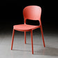 Modern Kitchen Square Plastic Dining Chair Open Back Dining Side Armless Chairs Red 1 Piece Clearhalo ' kitchen&dining_furn' 'Dining Chairs' 'Dining Tables & Seating' 'dining_chair' 'furn' 'furn_dining_chair' 'Furniture' 'furniture_dining_chair' 'Kitchen & Dining Furniture' 'kitchen' 3858602
