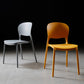 Modern Kitchen Square Plastic Dining Chair Open Back Dining Side Armless Chairs Clearhalo ' kitchen&dining_furn' 'Dining Chairs' 'Dining Tables & Seating' 'dining_chair' 'furn' 'furn_dining_chair' 'Furniture' 'furniture_dining_chair' 'Kitchen & Dining Furniture' 'kitchen' 3858604