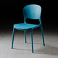 Modern Kitchen Square Plastic Dining Chair Open Back Dining Side Armless Chairs Blue 1 Piece Clearhalo ' kitchen&dining_furn' 'Dining Chairs' 'Dining Tables & Seating' 'dining_chair' 'furn' 'furn_dining_chair' 'Furniture' 'furniture_dining_chair' 'Kitchen & Dining Furniture' 'kitchen' 3858611