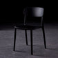 Contemporary Style Plastic Dining Chairs Open Back Dining Side Chairs for Kitchen Black 1 Piece Clearhalo ' kitchen&dining_furn' 'Dining Chairs' 'Dining Tables & Seating' 'dining_chair' 'furn' 'furn_dining_chair' 'Furniture' 'furniture_dining_chair' 'Kitchen & Dining Furniture' 'kitchen' 3858621