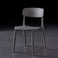 Contemporary Style Plastic Dining Chairs Open Back Dining Side Chairs for Kitchen Grey 1 Piece Clearhalo ' kitchen&dining_furn' 'Dining Chairs' 'Dining Tables & Seating' 'dining_chair' 'furn' 'furn_dining_chair' 'Furniture' 'furniture_dining_chair' 'Kitchen & Dining Furniture' 'kitchen' 3858626