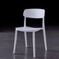 Contemporary Style Plastic Dining Chairs Open Back Dining Side Chairs for Kitchen White 1 Piece Clearhalo ' kitchen&dining_furn' 'Dining Chairs' 'Dining Tables & Seating' 'dining_chair' 'furn' 'furn_dining_chair' 'Furniture' 'furniture_dining_chair' 'Kitchen & Dining Furniture' 'kitchen' 3858633