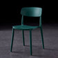 Contemporary Style Plastic Dining Chairs Open Back Dining Side Chairs for Kitchen Blackish Green 1 Piece Clearhalo ' kitchen&dining_furn' 'Dining Chairs' 'Dining Tables & Seating' 'dining_chair' 'furn' 'furn_dining_chair' 'Furniture' 'furniture_dining_chair' 'Kitchen & Dining Furniture' 'kitchen' 3858655