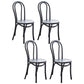 Contemporary Beech Wood Chair Set Kitchen Dining Room Windsor Back Side Chairs Black Wood 4 Piece Set Clearhalo ' kitchen&dining_furn' 'Dining Chairs' 'Dining Tables & Seating' 'dining_chair' 'furn' 'furn_dining_chair' 'Furniture' 'furniture_dining_chair' 'Kitchen & Dining Furniture' 'kitchen' 3858666