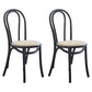 Contemporary Beech Wood Chair Set Kitchen Dining Room Windsor Back Side Chairs Black Wicker & Rattan 2 Piece Set Clearhalo ' kitchen&dining_furn' 'Dining Chairs' 'Dining Tables & Seating' 'dining_chair' 'furn' 'furn_dining_chair' 'Furniture' 'furniture_dining_chair' 'Kitchen & Dining Furniture' 'kitchen' 3858669