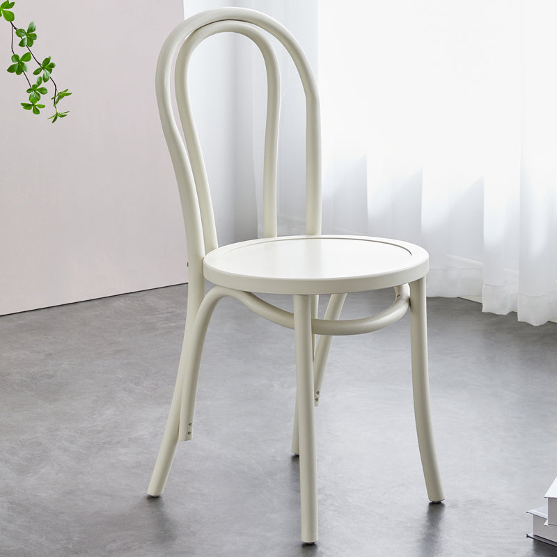 Contemporary Beech Wood Chair Set Kitchen Dining Room Windsor Back Side Chairs White Wood 1 Piece Clearhalo ' kitchen&dining_furn' 'Dining Chairs' 'Dining Tables & Seating' 'dining_chair' 'furn' 'furn_dining_chair' 'Furniture' 'furniture_dining_chair' 'Kitchen & Dining Furniture' 'kitchen' 3858674