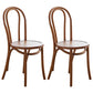 Contemporary Beech Wood Chair Set Kitchen Dining Room Windsor Back Side Chairs Brown Wood 2 Piece Set Clearhalo ' kitchen&dining_furn' 'Dining Chairs' 'Dining Tables & Seating' 'dining_chair' 'furn' 'furn_dining_chair' 'Furniture' 'furniture_dining_chair' 'Kitchen & Dining Furniture' 'kitchen' 3858686
