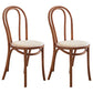 Contemporary Beech Wood Chair Set Kitchen Dining Room Windsor Back Side Chairs Brown Wicker & Rattan 2 Piece Set Clearhalo ' kitchen&dining_furn' 'Dining Chairs' 'Dining Tables & Seating' 'dining_chair' 'furn' 'furn_dining_chair' 'Furniture' 'furniture_dining_chair' 'Kitchen & Dining Furniture' 'kitchen' 3858689