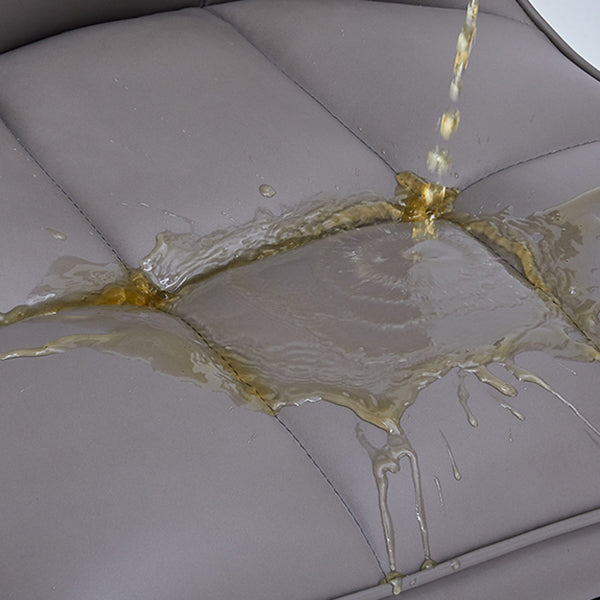 Scandinavian Home Side Chair Solid Back Metal Upholstered Dining Room Chair Clearhalo ' kitchen&dining_furn' 'Dining Chairs' 'Dining Tables & Seating' 'dining_chair' 'furn' 'furn_dining_chair' 'Furniture' 'furniture_dining_chair' 'Kitchen & Dining Furniture' 'kitchen' 3858745