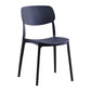 Contemporary Style Plastic Dining Chairs Open Back Dining Side Chair for Kitchen Clearhalo ' kitchen&dining_furn' 'Dining Chairs' 'Dining Tables & Seating' 'dining_chair' 'furn' 'furn_dining_chair' 'Furniture' 'furniture_dining_chair' 'Kitchen & Dining Furniture' 'kitchen' 3858798