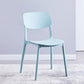 Contemporary Style Plastic Dining Chairs Open Back Dining Side Chair for Kitchen Light Blue 1 Piece Clearhalo ' kitchen&dining_furn' 'Dining Chairs' 'Dining Tables & Seating' 'dining_chair' 'furn' 'furn_dining_chair' 'Furniture' 'furniture_dining_chair' 'Kitchen & Dining Furniture' 'kitchen' 3858811