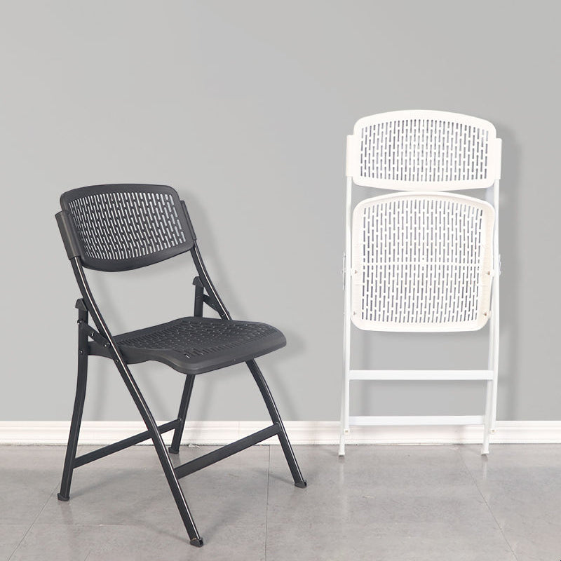 Modern Metal Plastic Indoor-Outdoor Chair Home Armless Open Back Dining Side Chair Clearhalo ' kitchen&dining_furn' 'Dining Chairs' 'Dining Tables & Seating' 'dining_chair' 'furn' 'furn_dining_chair' 'Furniture' 'furniture_dining_chair' 'Kitchen & Dining Furniture' 'kitchen' 3858823