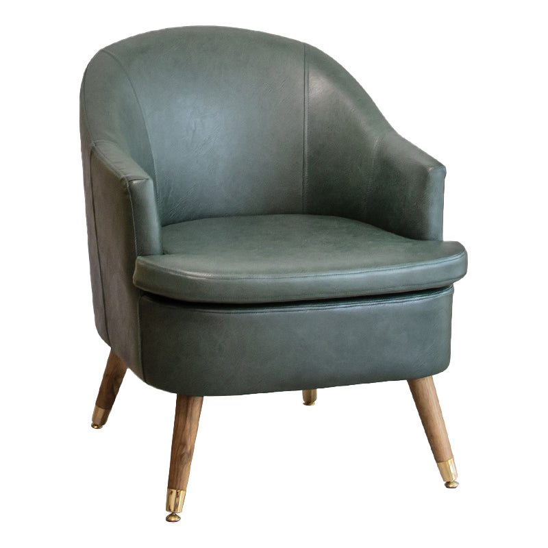 Minimalist Style Upholstered Side Chair Solid Back Arm Single Dining Side Chair for Home Navy Clearhalo ' kitchen&dining_furn' 'Dining Chairs' 'Dining Tables & Seating' 'dining_chair' 'furn' 'furn_dining_chair' 'Furniture' 'furniture_dining_chair' 'Kitchen & Dining Furniture' 'kitchen' 3858861