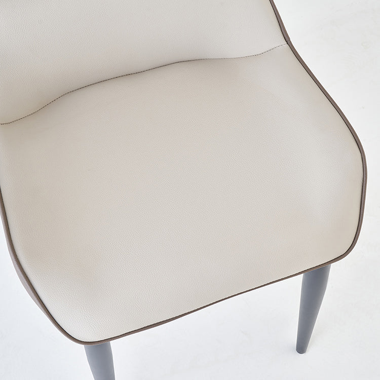 Modern Style Arm Chair Wingback Side Chair with Metal Legs for Home Use (Set of 2) Clearhalo ' kitchen&dining_furn' 'Dining Chairs' 'Dining Tables & Seating' 'dining_chair' 'furn' 'furn_dining_chair' 'Furniture' 'furniture_dining_chair' 'Kitchen & Dining Furniture' 'kitchen' 3858896