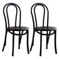 Contemporary Style Beech Wood Chair Windsor Back Side Kitchen Chairs Set Black 2 Piece Set Clearhalo ' kitchen&dining_furn' 'Dining Chairs' 'Dining Tables & Seating' 'dining_chair' 'furn' 'furn_dining_chair' 'Furniture' 'furniture_dining_chair' 'Kitchen & Dining Furniture' 'kitchen' 3858902