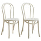 Contemporary Style Beech Wood Chair Windsor Back Side Kitchen Chairs Set White 2 Piece Set Clearhalo ' kitchen&dining_furn' 'Dining Chairs' 'Dining Tables & Seating' 'dining_chair' 'furn' 'furn_dining_chair' 'Furniture' 'furniture_dining_chair' 'Kitchen & Dining Furniture' 'kitchen' 3858907