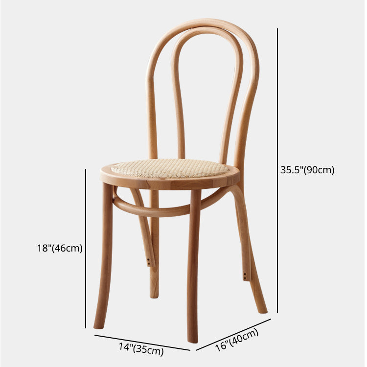 Contemporary Style Beech Wood Chair Windsor Back Side Kitchen Chairs Set Clearhalo ' kitchen&dining_furn' 'Dining Chairs' 'Dining Tables & Seating' 'dining_chair' 'furn' 'furn_dining_chair' 'Furniture' 'furniture_dining_chair' 'Kitchen & Dining Furniture' 'kitchen' 3858918