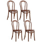 Contemporary Style Beech Wood Chair Windsor Back Side Kitchen Chairs Set Walnut 4 Piece Set Clearhalo ' kitchen&dining_furn' 'Dining Chairs' 'Dining Tables & Seating' 'dining_chair' 'furn' 'furn_dining_chair' 'Furniture' 'furniture_dining_chair' 'Kitchen & Dining Furniture' 'kitchen' 3858941