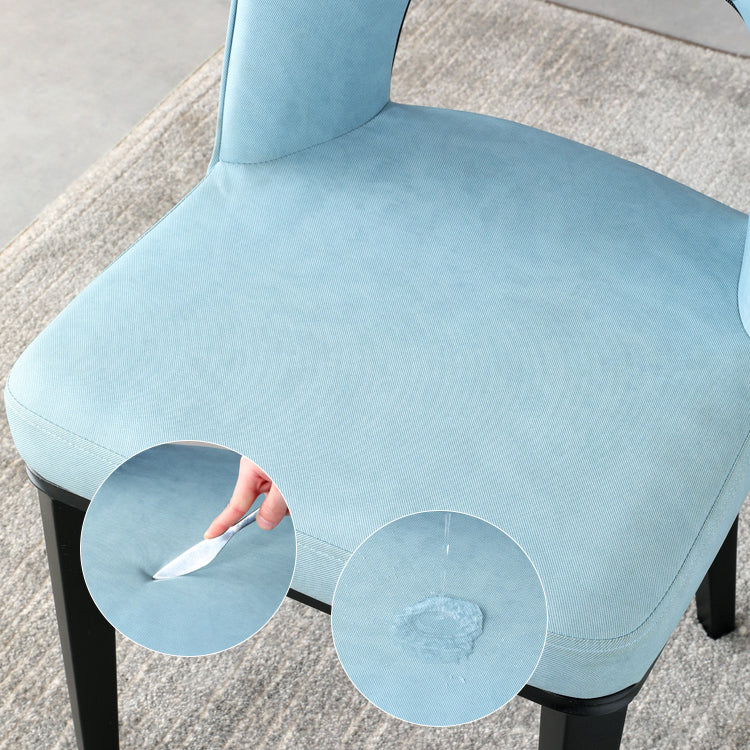 Matte Finish Contemporary Dining Side Chair Leather Open Back Dining Chair Clearhalo ' kitchen&dining_furn' 'Dining Chairs' 'Dining Tables & Seating' 'dining_chair' 'furn' 'furn_dining_chair' 'Furniture' 'furniture_dining_chair' 'Kitchen & Dining Furniture' 'kitchen' 3858968