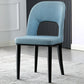 Matte Finish Contemporary Dining Side Chair Leather Open Back Dining Chair Blue 1 Piece Clearhalo ' kitchen&dining_furn' 'Dining Chairs' 'Dining Tables & Seating' 'dining_chair' 'furn' 'furn_dining_chair' 'Furniture' 'furniture_dining_chair' 'Kitchen & Dining Furniture' 'kitchen' 3858969