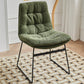 Contemporary Style Metal Dining Chair Dining Side Arm Chair for Kitchen Green 1 Piece Clearhalo ' kitchen&dining_furn' 'Dining Chairs' 'Dining Tables & Seating' 'dining_chair' 'furn' 'furn_dining_chair' 'Furniture' 'furniture_dining_chair' 'Kitchen & Dining Furniture' 'kitchen' 3858984
